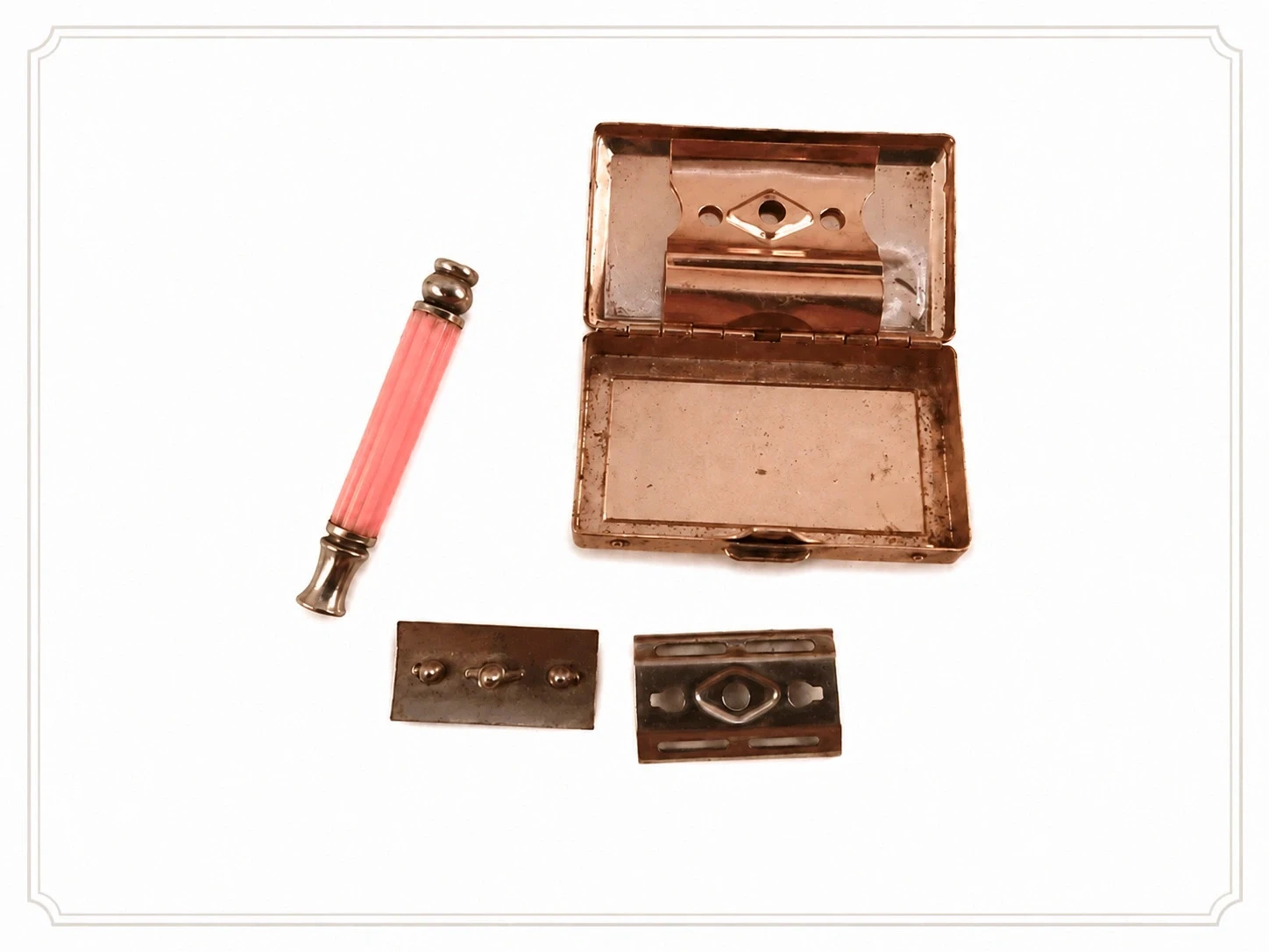 Ancien necesaire de rasage Flying Eagle Safety Razor – photo 2
